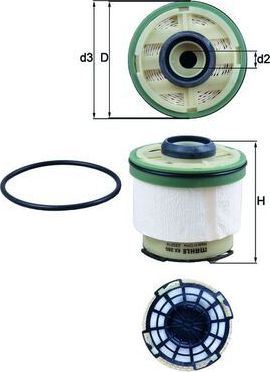 Топливный фильтр Mahle. Артикул KX 385D
