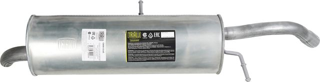 Глушитель (задняя часть) Trialli (алюминий / сталь) для Citroen DS4 2011-2015. Артикул EMM 0145