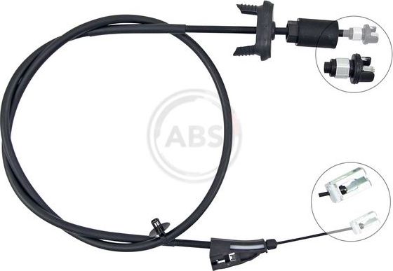 Трос ручника (тросик ручного тормоза) ABS. Артикул K19961