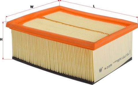 Воздушный фильтр Sakura. Артикул A-21070