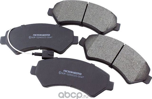 Колодки тормозные дисковые (Frictionmaster). Артикул MKD1540