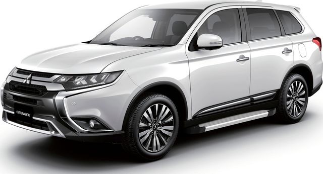 Пороги алюминиевые Rival Silver для Mitsubishi Outlander III рестайлинг 2018-2025. Артикул F173AL.4005.1
