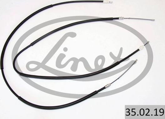 Трос ручника (тросик ручного тормоза) Linex задний для Renault Espace III 1996-2002. Артикул 35.02.19