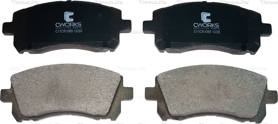 Тормозные колодки Cworks передние для Subaru Impreza II 2000-2009. Артикул C11CR1085
