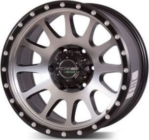 Колёсный диск PDW литой черно-серебристый M2 6x139,7 8xR17 D100.1 ЕТ25 для Toyota 4Runner 1984-2026. Артикул 20/64/15/293
