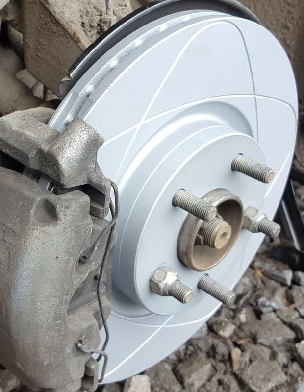 Тормозной диск ATE PowerDisc передний для Volvo V40 Cross Country I 2012-2019. Артикул 24.0325-0162.1