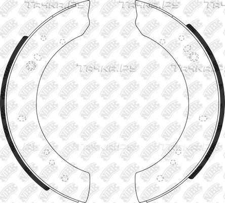 Тормозные колодки NiBK. Артикул FN0653