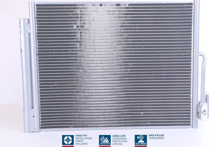 Радиатор кондиционера (конденсатор) Nissens (алюминий). Артикул 940156