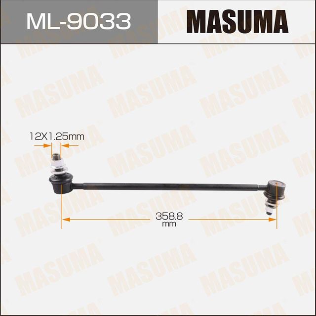Стойка (тяга) стабилизатора Masuma передняя правая/левая для Toyota Alphard III 2015-2026. Артикул ML-9033