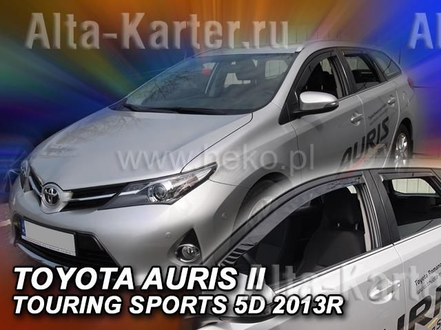 Дефлекторы Heko для окон Toyota Auris II Sports универсал 2013-2026. Артикул 29637