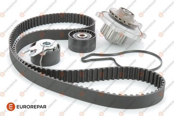 Помпа (водяной насос) с комплектом ремня ГРМ Eurorepar. Артикул 1609120380