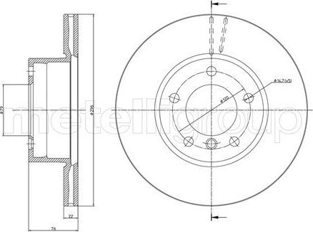 Тормозной диск Trusting. Артикул DF475