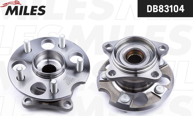 Ступица колеса с интегрированным подшипником Miles задняя правая/левая для Toyota Highlander II (U40) 2007-2014. Артикул DB83104