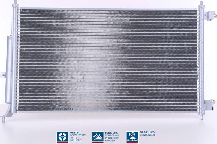 Радиатор кондиционера (конденсатор) Nissens (алюминий). Артикул 94621