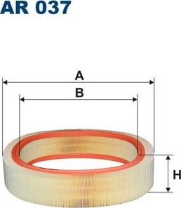 Воздушный фильтр Filtron. Артикул AR 037