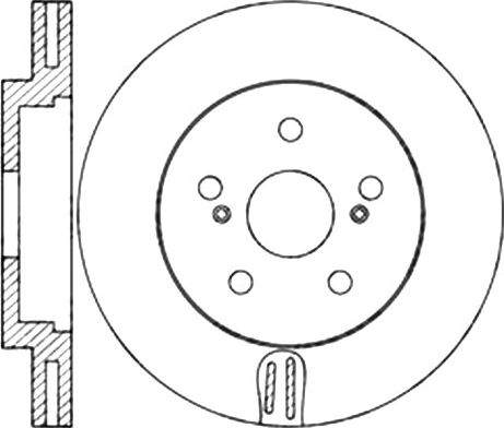Тормозной диск Toyota. Артикул 4351233150
