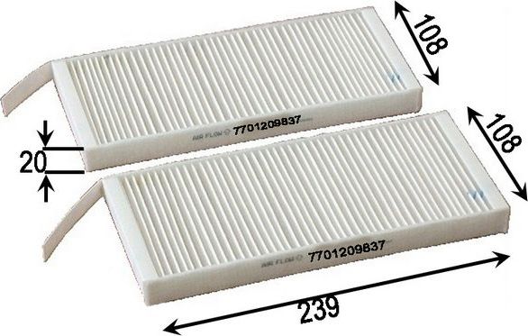 Салонный фильтр JS Asakashi. Артикул AC0169SET