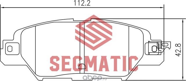 SGBP2614 Колодка торм диск зад Mazda Cx-5 2.5 2015- Mazda Cx-5 2.0 2011- Mazda C (Segmatic) Segmatic. Артикул SGBP2614