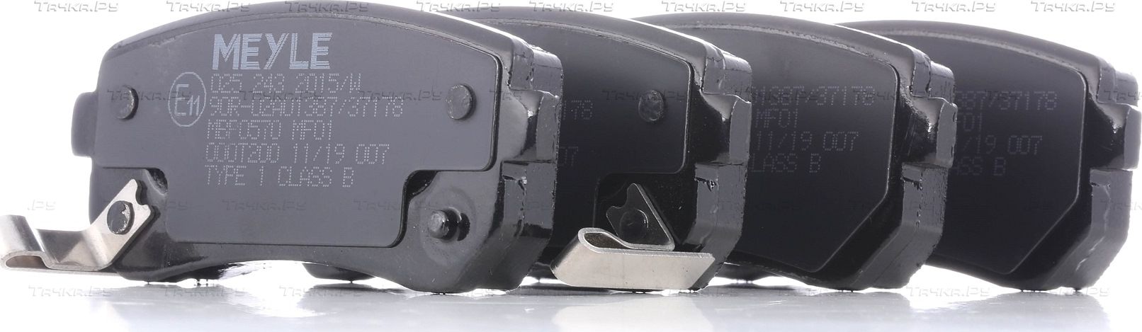 Тормозные колодки Meyle Original задние для Kia Rio II 2005-2011. Артикул 025 243 2015/W