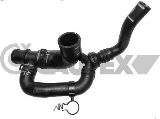 Патрубок радиатора (системы охлаждения) Cautex (EPDM (Этилен-пропиленовый каучук)) для Volkswagen Transporter T5 2009-2015. Артикул 754133