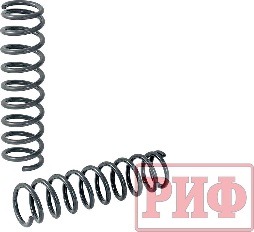 Пружины передние РИФ (2 шт) для Suzuki Jimny 1998-2018, нагрузка 0-50 кг, лифт 75 мм. Артикул 09-040B