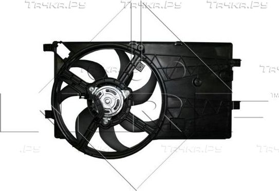 Вентилятор радиатора двигателя NRF для Fiat Fiorino III 2007-2026. Артикул 47352