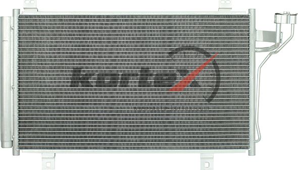 Радиатор кондиционера MAZDA 6 III 12- с ресивером (Kortex). Артикул KRD2058