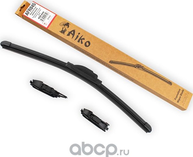 Щётка стеклоочистителя 450 мм (бескаркасная) (Aiko). Артикул AFR045