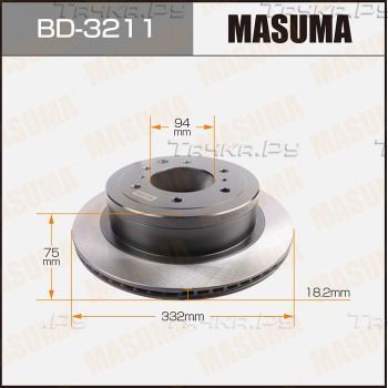 Тормозной диск Masuma. Артикул BD-3211