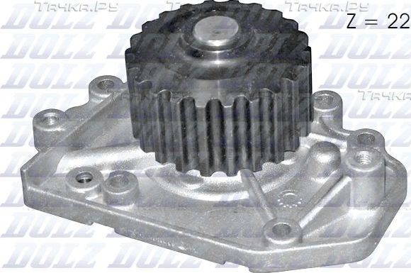 Помпа (водяной насос) Dolz для Honda Civic VI 1995-2001. Артикул H125