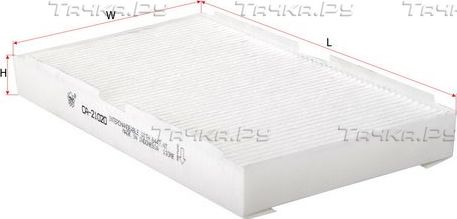 Салонный фильтр Sakura для Citroen C3 I 2002-2010. Артикул CA-21020