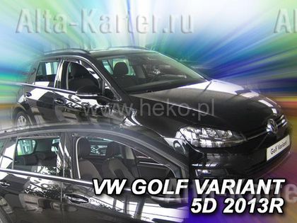 Дефлекторы Heko для окон Volkswagen Golf VII универсал 2012-2020. Артикул 31195