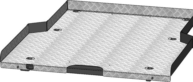 Платформа грузовая АВС-Дизайн выкатная для Toyota Hilux VIGO VII 2005-2015. Артикул ABC.TOHIL.CS.20