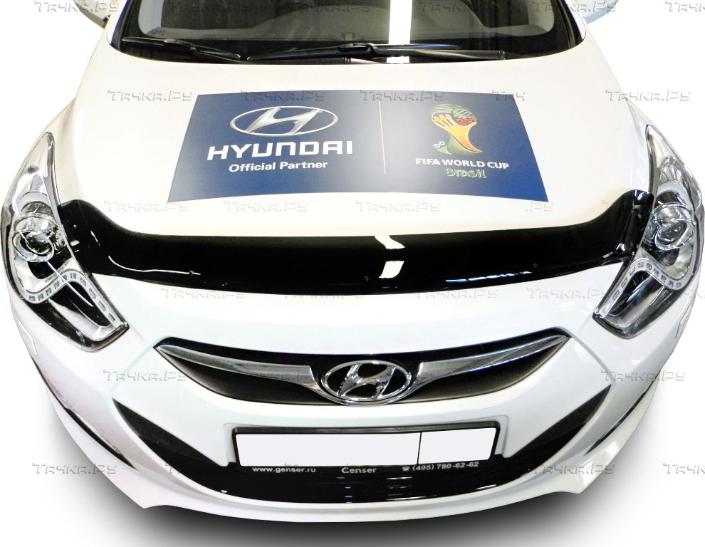 Дефлектор SIM для капота Hyundai i40 2011-2019. Артикул SHYI401112