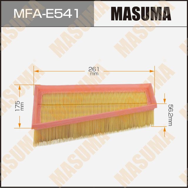 Воздушный фильтр Masuma. Артикул MFA-E541