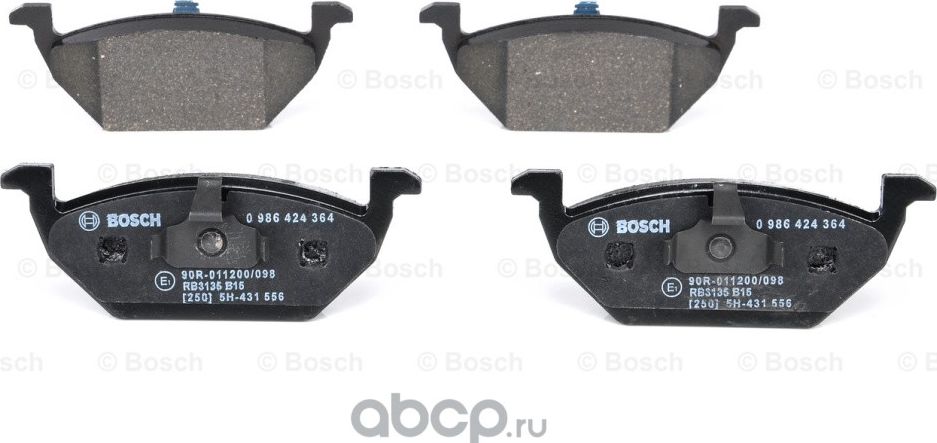 Колодки торм к-т (Bosch). Артикул 986424364