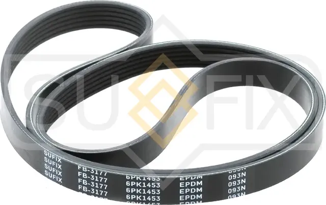 Ремень поликлиновый 6PK1453 (Sufix). Артикул FB3177