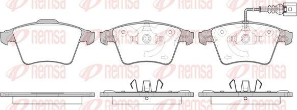 Тормозные колодки Remsa. Артикул 1045.11