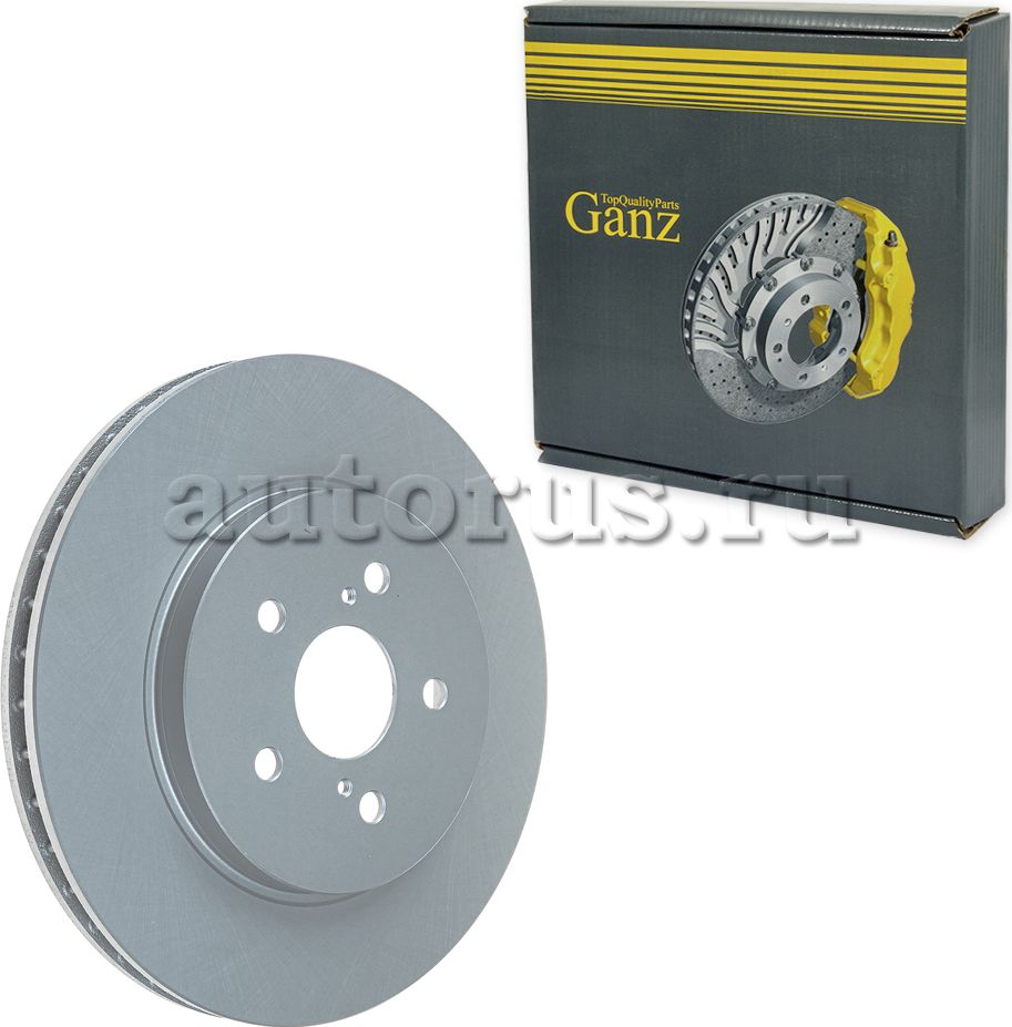 Диск тормозной передний (Ganz). Артикул GIJ10066