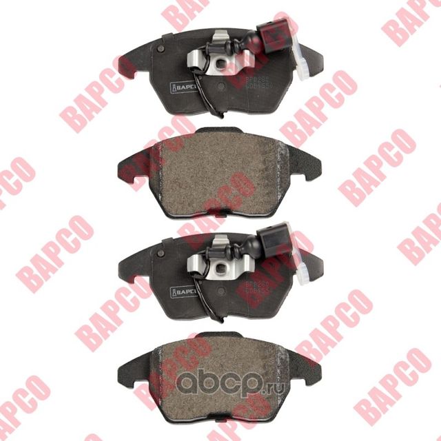 BP0280_Колодки тормозные дисковые BP0280 передние, комплект (Bapco) Bapco. Артикул BP0280