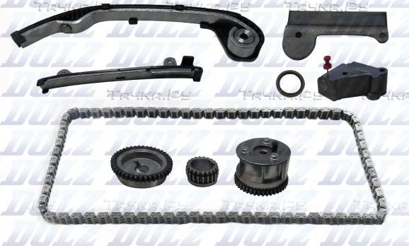 Цепь ГРМ Dolz для Nissan Primera P11 1999-2002. Артикул SKCN038V