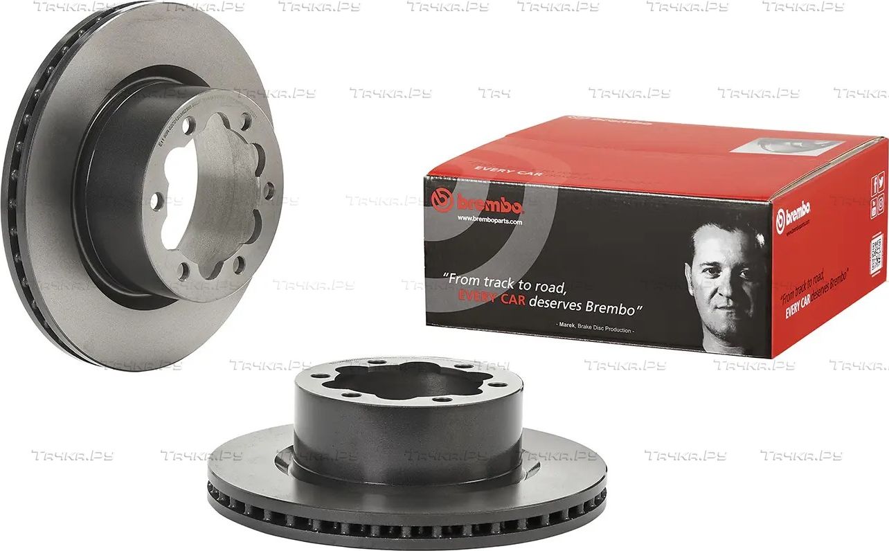 Тормозной диск Brembo PRIME LINE - UV Coated задний для Volkswagen Crafter II 2016-2026. Артикул 09.D352.21