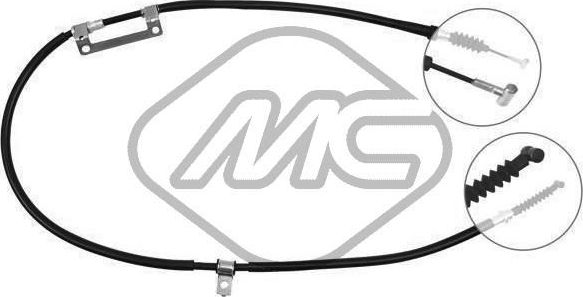 Трос ручника (тросик ручного тормоза) Metalcaucho. Артикул 82207