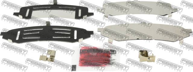 МОНТАЖНЫЙ КОМПЛЕКТ ДЛЯ ДИСКОВЫХ КОЛОДОК, шт Febest. Артикул 0103-HDJ100R