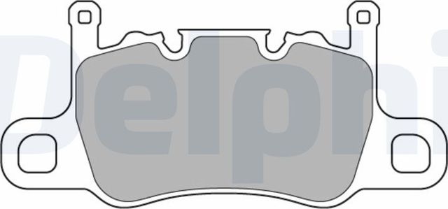 Тормозные колодки Delphi (Low-Metallic). Артикул LP3585