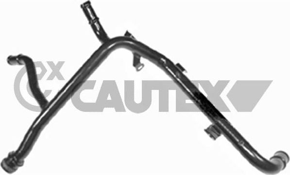 Патрубок радиатора (системы охлаждения) Cautex для Volkswagen Multivan T5 2003-2009. Артикул 757223