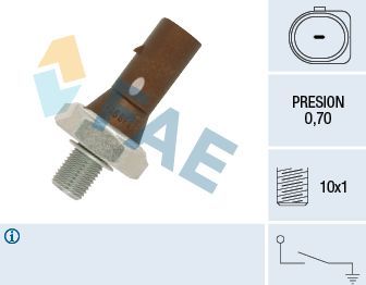 Датчик давления масла FAE для Volkswagen Transporter T4 1990-2003. Артикул 12890