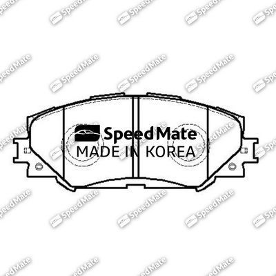 Тормозные колодки SpeedMate. Артикул SM-BPJ025