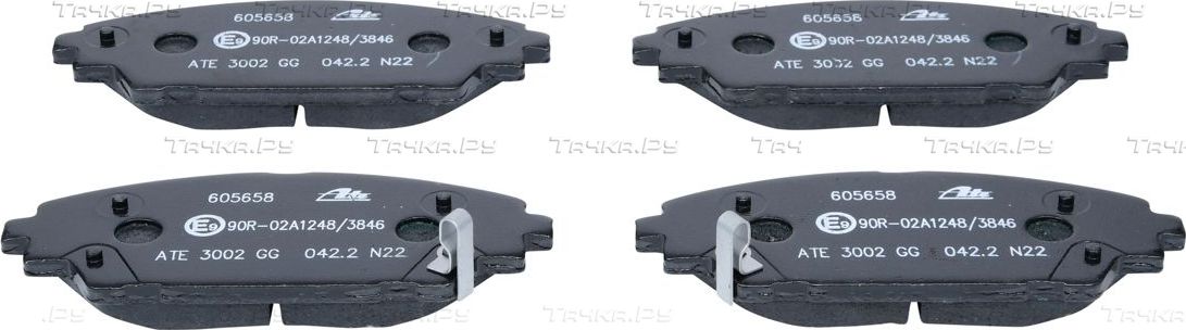 Тормозные колодки ATE передние для Mazda CX-30 I 2019-2026. Артикул 13.0460-5658.2