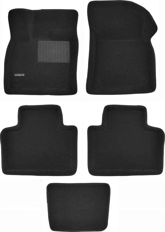 Коврики текстильные Euromat 3D Business для салона Geely Atlas II 4WD 2024-2026. Артикул EMC3D-001418